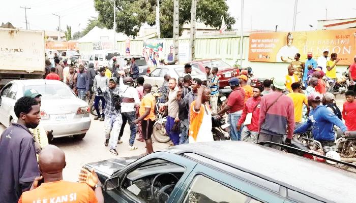 Protest as Lagos policemen enforcing ban kill motorcyclist