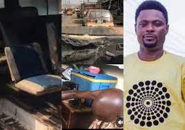 Actor Kunle Afod narrowly escapes death as his driver, helper get brutally burnt in fire accident