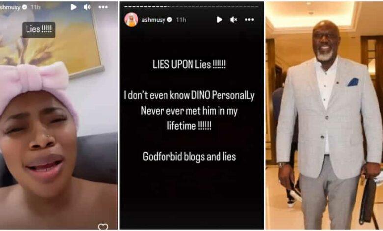 Video of Ashmusy and Dino Melaye Surfaces after saying she never met him