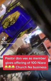 “Shame to you” – Pastor blasts church members for ‘giving God N100 as offering’