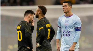 Ronaldo, Messi, Mbappe score in Saudi-PSG exhibition match