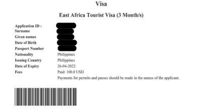 Uganda Visa on Arrival Countries