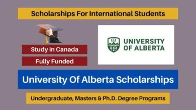 University of Alberta Scholarship for International Undergraduate Students