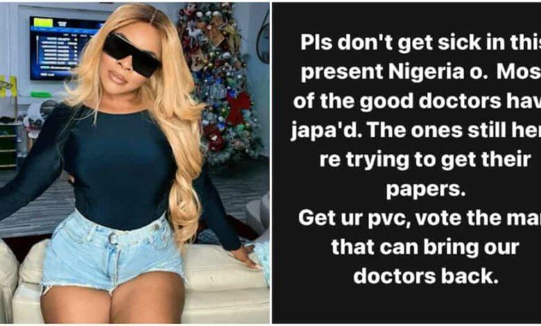 “Most of the Good Doctors Have Japa’d”: Laura Ikeji Advises People Not to Fall Sick in This Present Nigeria c