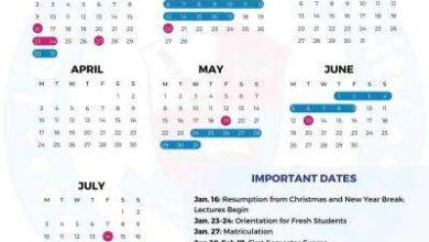 Lead City University Academic Calendar