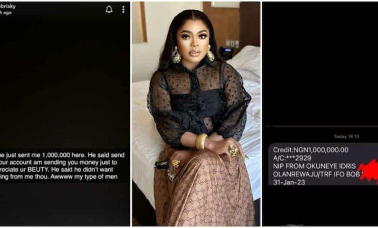 “From Idris to Mummy of Lagos”: Bobrisky Sends N1m to Himself