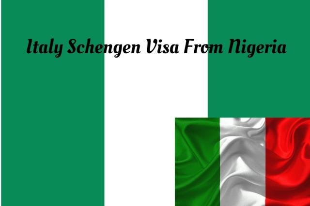 Italian Schengen Visa Application Form Nigeria