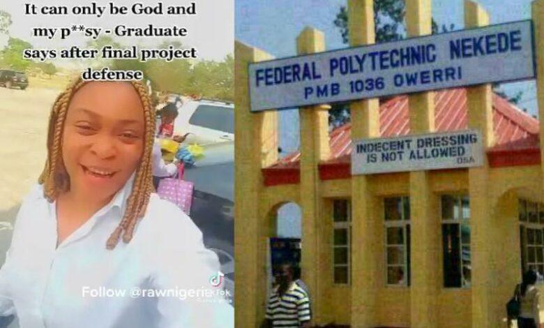 Viral Nekede poly student reacts School reportedly places N500k bounty on her