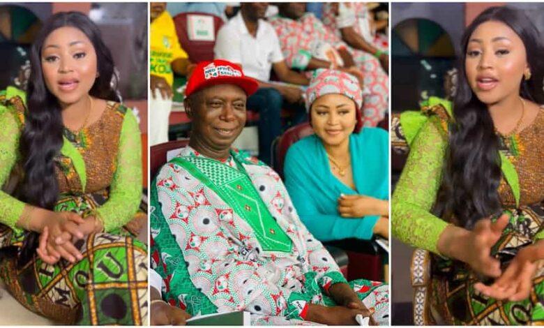 Regina Daniels’ reaction as UNIDEL students chant ‘Obi’ during Ned Nwoko’s PDP campaign