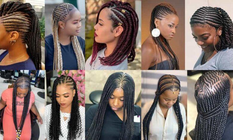 50 all back Ghana weaving hairstyles for trendy looks 2023