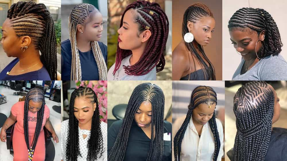50 all back Ghana weaving hairstyles for trendy looks 2023