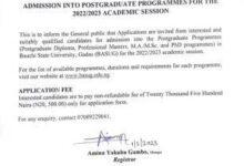 BASUG Postgraduate Admission Form