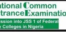NCE Examination Date for Admission into Federal Unity Colleges