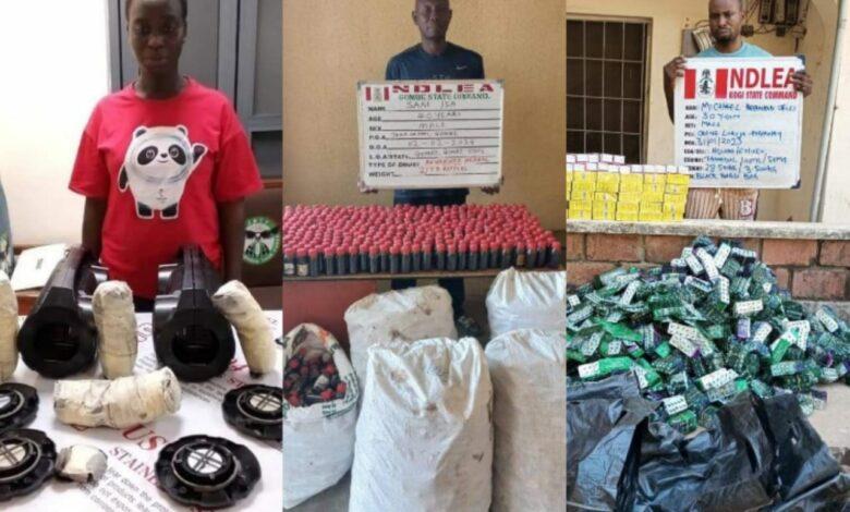NDLEA apprehends pregnant woman, school teacher, others over two tons of drugs seized in eight states