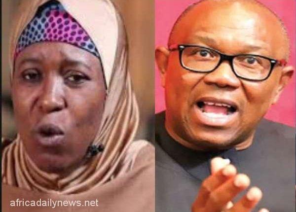Aisha Yesufu Disagrees With Peter Obi Over Enugu’s Governorship Candidate