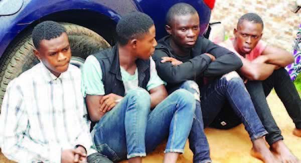 Police apprehends 4 armed robbery suspects in Edo