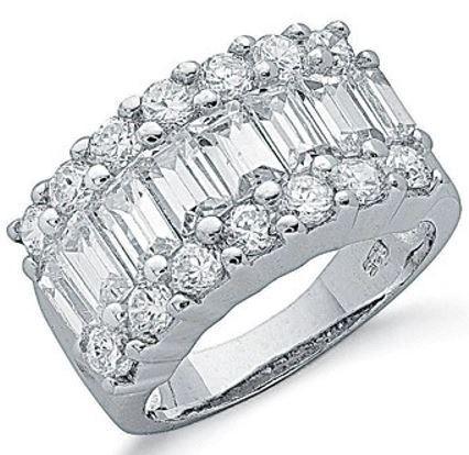 Buy Full eternity rings made of silver in store FJewellery