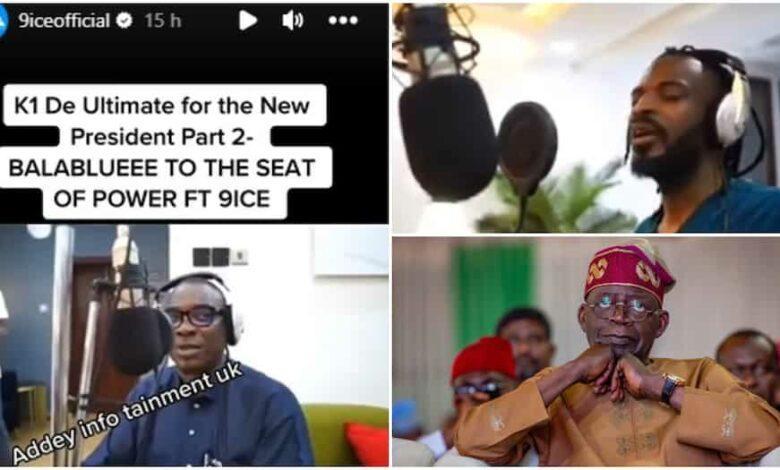 “Balablueee to the Seat of Power”: KWAM 1 Features 9ice in New Song for Tinubu,
