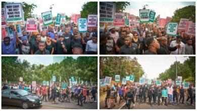 Another Protest Rocks Abuja As Protesters Insist INEC Chairman’s Sack