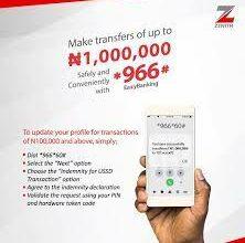 How To Know My Zenith Bank Transfer Limit