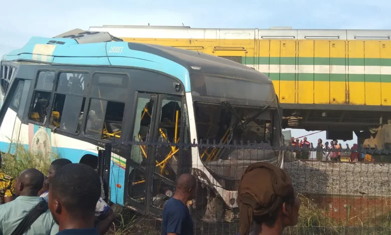 ‘We Begged The Driver To Wait, But He Refused’ – Survivor Narrates How Train Collided With BRT In Lagos