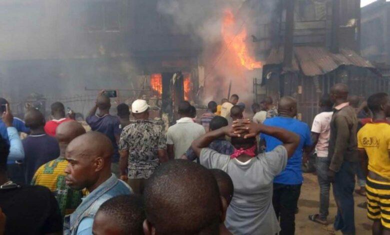Over 200 Shops Razed By Fire In Rivers Market