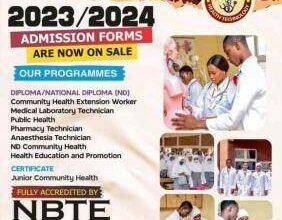 Newgate College of Health Admission Form