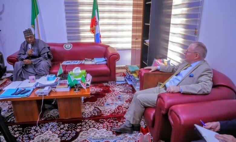 Re-Election: Swiss Ambassador, Borno Emirs, Others Pay Borno Governor Congrats-Visit