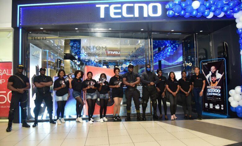 Extraordinary Duo E-Money And Kcee Graces Tecno Flagship Store In Style