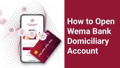 Wema Bank Domiciliary Account Charges