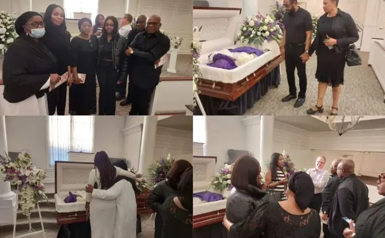 Orji Kalu Buries Late Wife In America