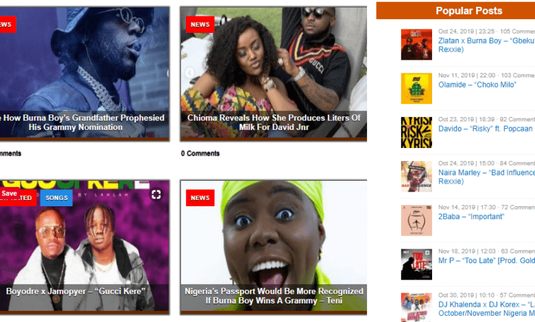 15 Best Entertainment Blogs in Nigeria