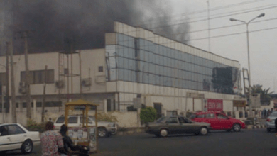  Fire razes section of Zenith Bank branch in Lagos