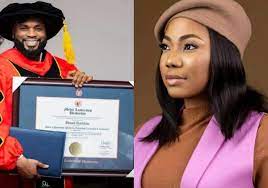 Mercy Chinwo Jubilates as Her Husband, Pastor Blessed, Bags an Honorary Doctorate Degree