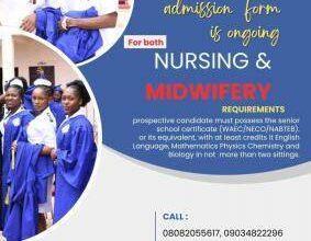 Nana College of Nursing and Health Sciences Anyigba Admission Form