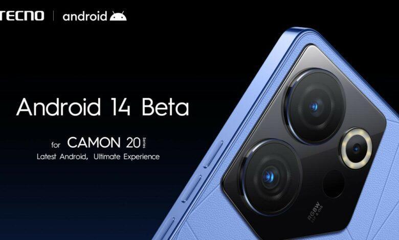 Get a Sneak Peek of Android 14 With Tecno Camon 20 Series Beta Release