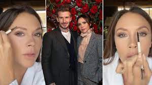 Victoria Beckham claims her husband David 'never sees' her 'over plucked' eyebrows