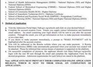 Lagos State University Teaching Hospital Idi Araba Admission Form