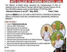 Nasarawa College of Nursing Basic Nursing Admission Form
