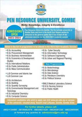 Pen Resources University Post-UTME Form