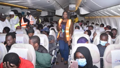  376 Nigerians stranded in Sudan arrive Abuja