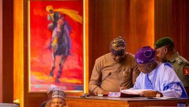 BREAKING: Tinubu signs first bill into law