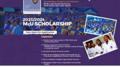 McPherson University Scholarship Application Form