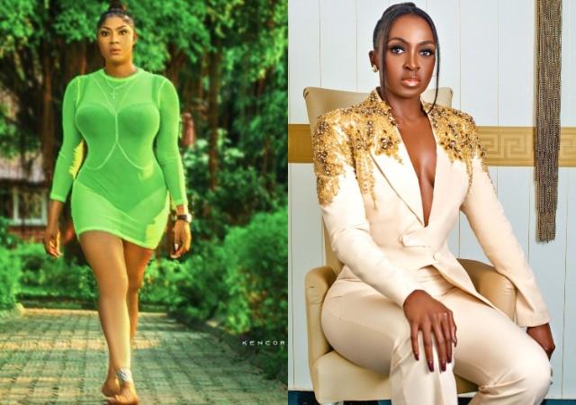 “Legendary black aunty, wey no won respect herself” – Angela Okorie drags Kate Henshaw to filth