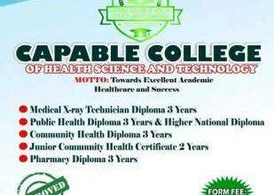 Capable College of Health Science and Technology Admission Form