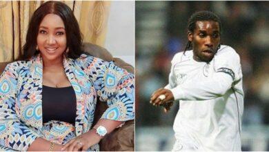 “He’s Happily Married O” – Internet Users Issue Stern Warning to Judy Austin As She Expresses Admiration For Jay Jay Okocha
