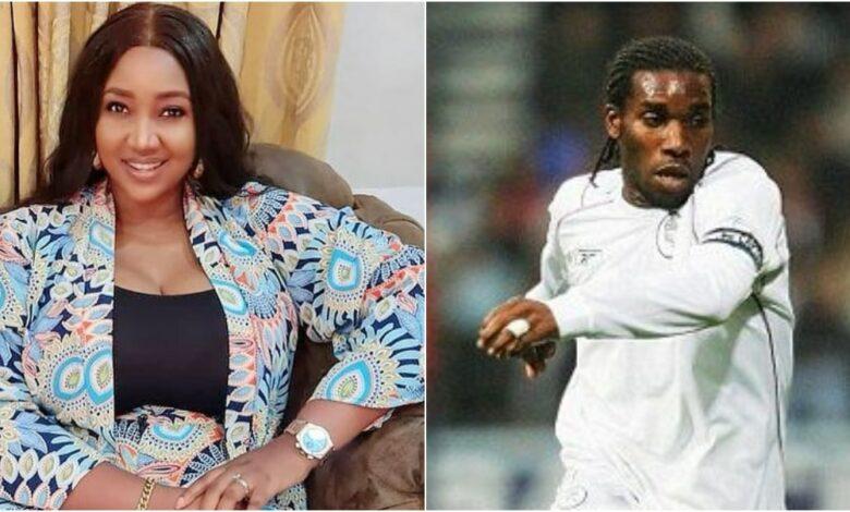 “He’s Happily Married O” – Internet Users Issue Stern Warning to Judy Austin As She Expresses Admiration For Jay Jay Okocha