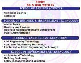 National Institute of Construction Technology and Management Admission Form