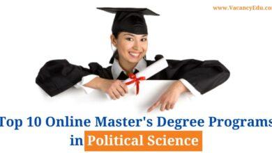 10 Best Online Master's Degree Programs in Political Science and their Admission Requirements