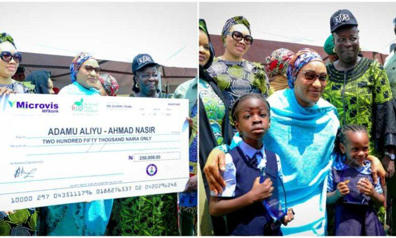 First Lady Gives N250,000 Each to Abuja Flood Victims 